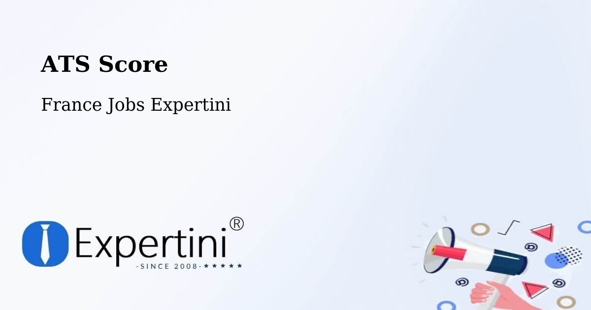Resume ATS Score & Job Description Match Tool – Nancy - France Jobs Expertini